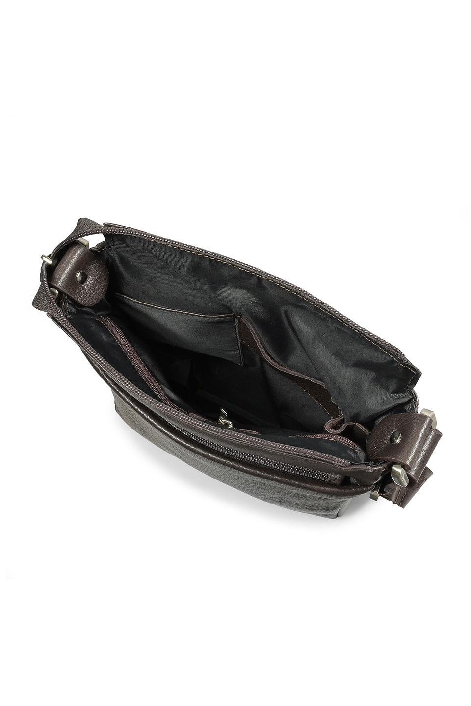 Сумка через плечо Pellecon коричневая