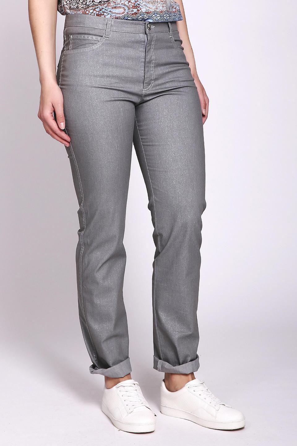 Брюки Lucia серые с манжетами