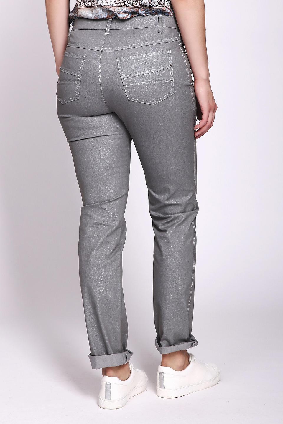 Брюки Lucia серые с манжетами