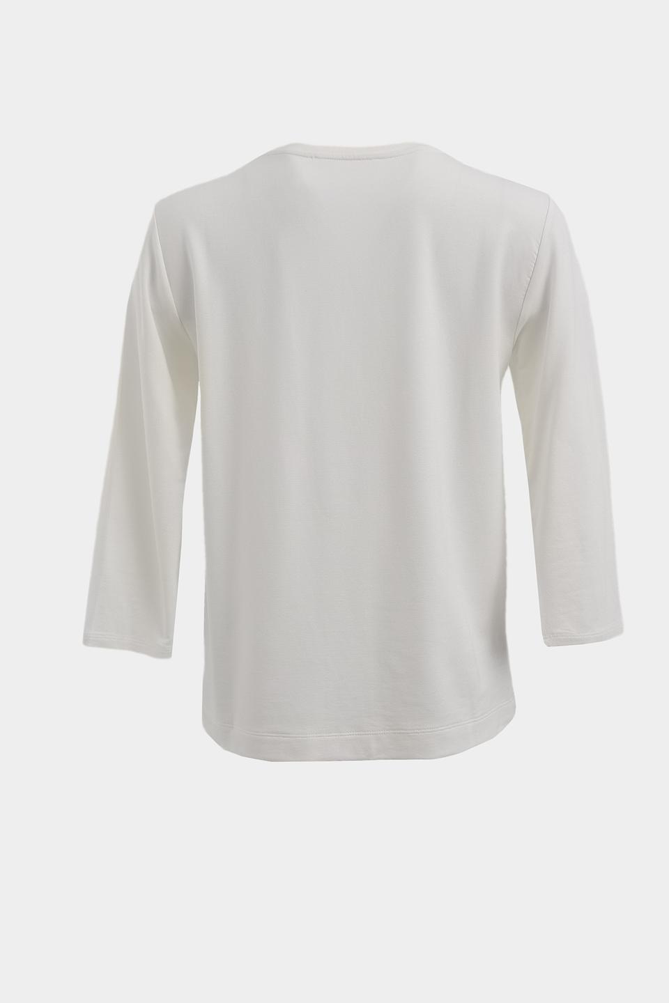 Футболка Betty and Co с принтом белая