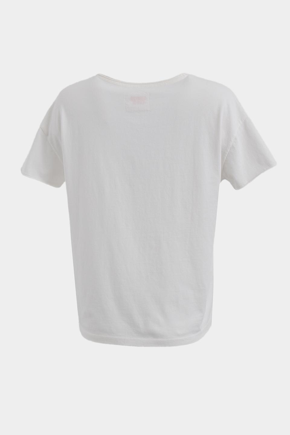 Блуза Oui с принтом LOVE белый