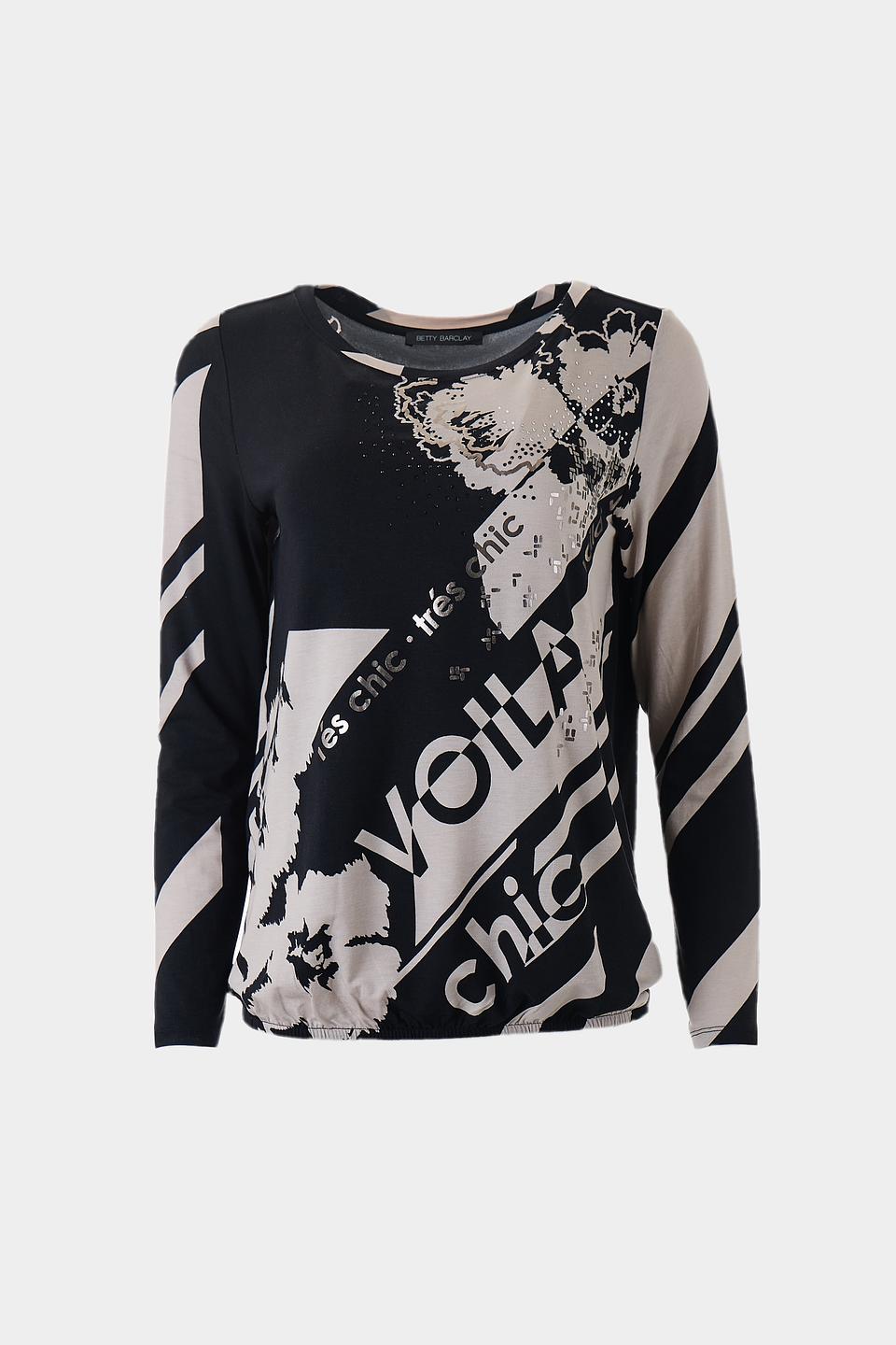 Блуза Betty Barclay с принтом Воila чёрный