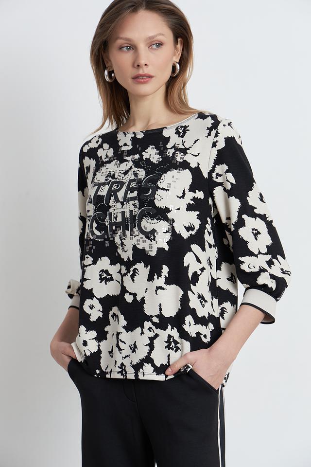 Пуловер Betty Barclay с цветочным принтом