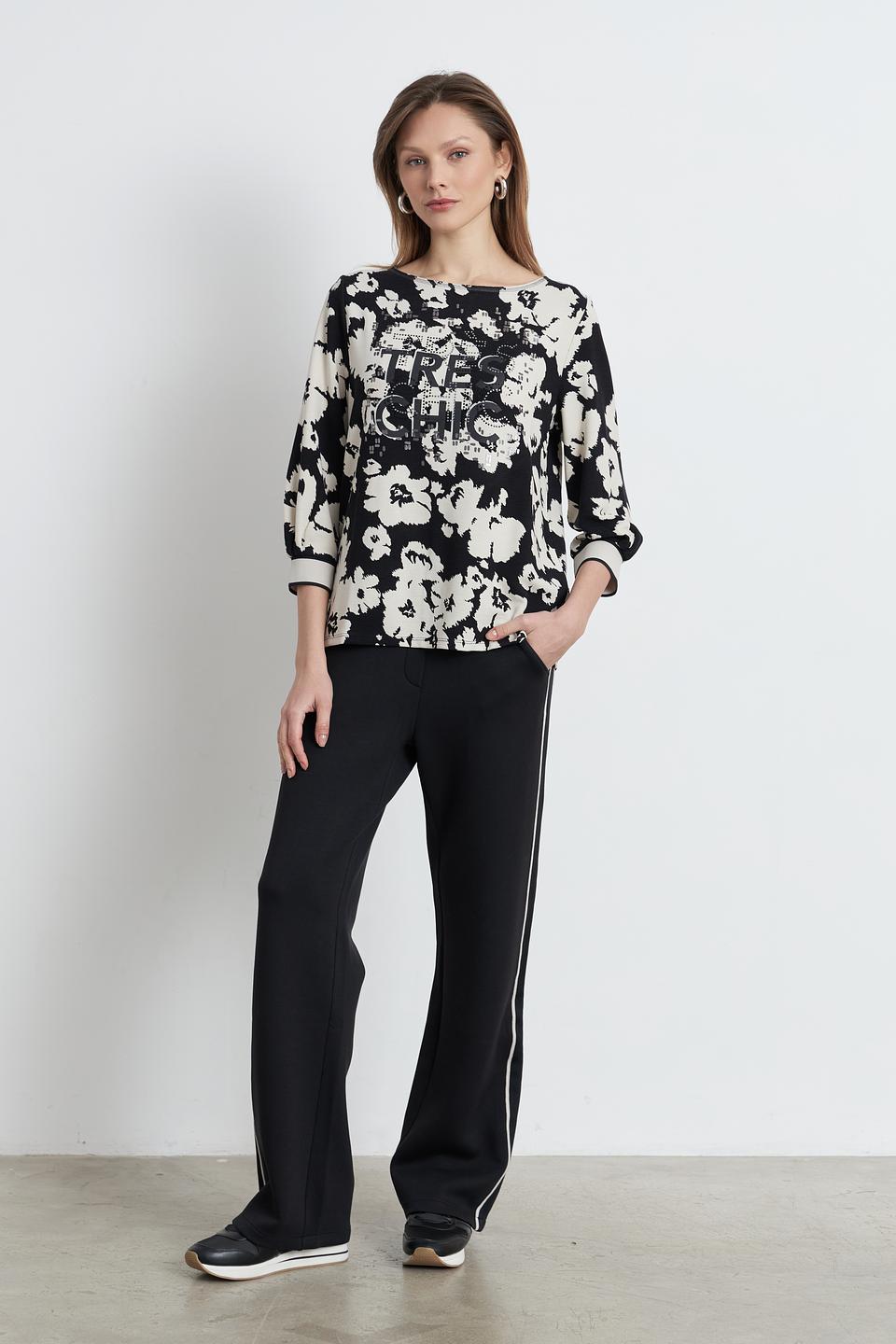 Пуловер Betty Barclay с цветочным принтом