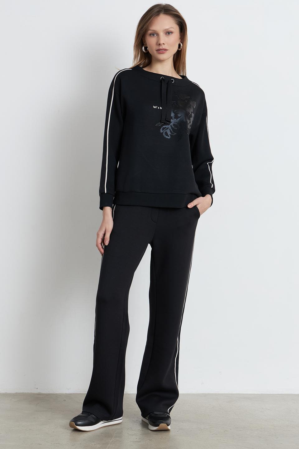 Пуловер Betty Barclay с принтом чёрный