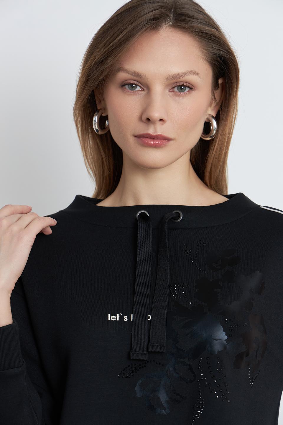 Пуловер Betty Barclay с принтом чёрный