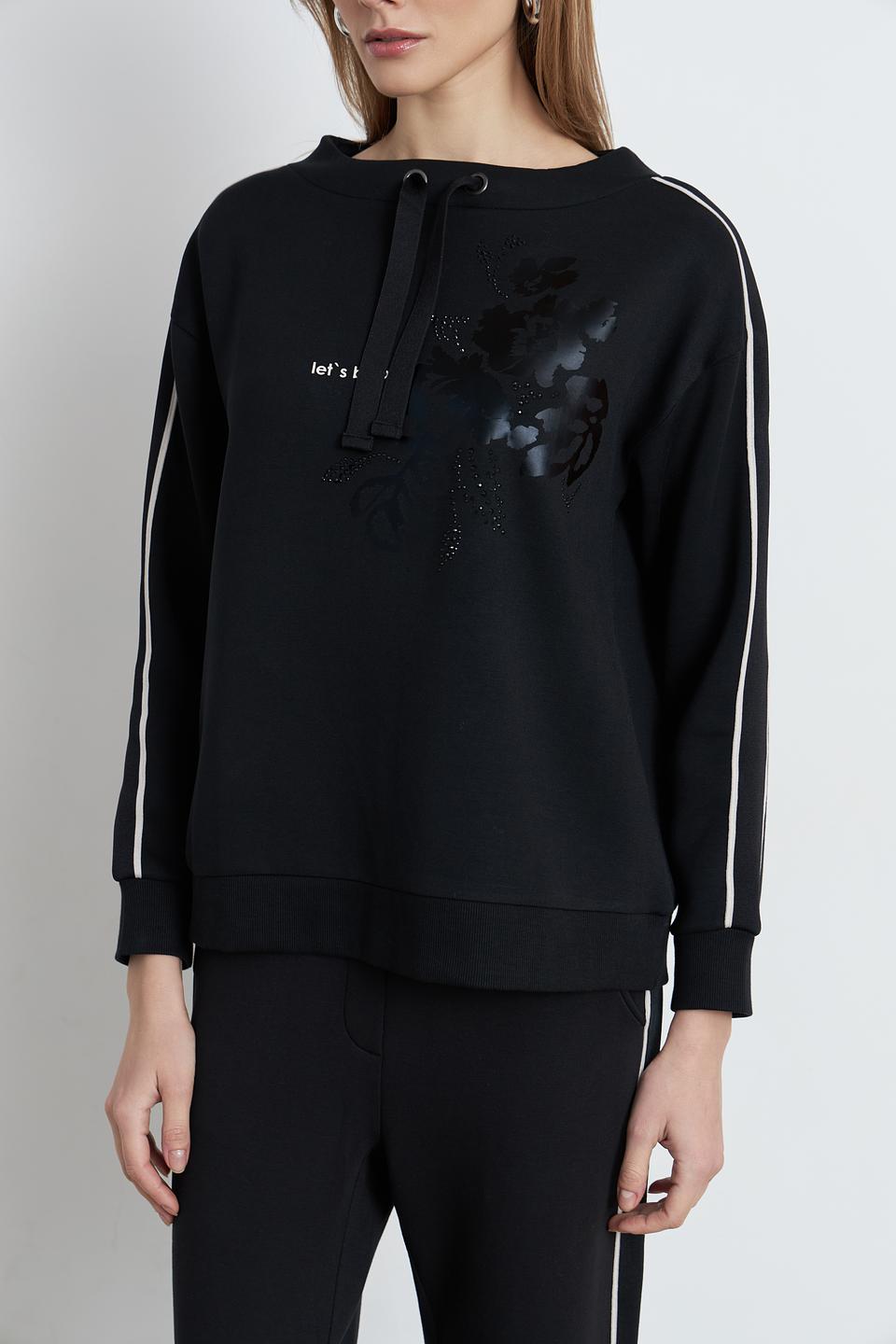 Пуловер Betty Barclay с принтом чёрный