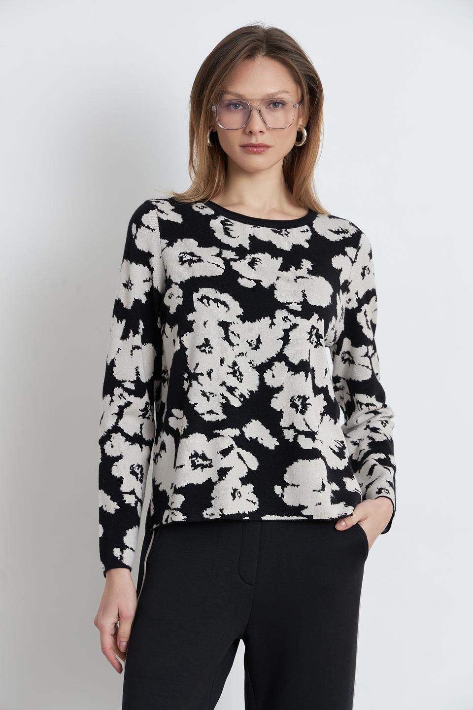 Пуловер Betty Barclay с цветочным принтом