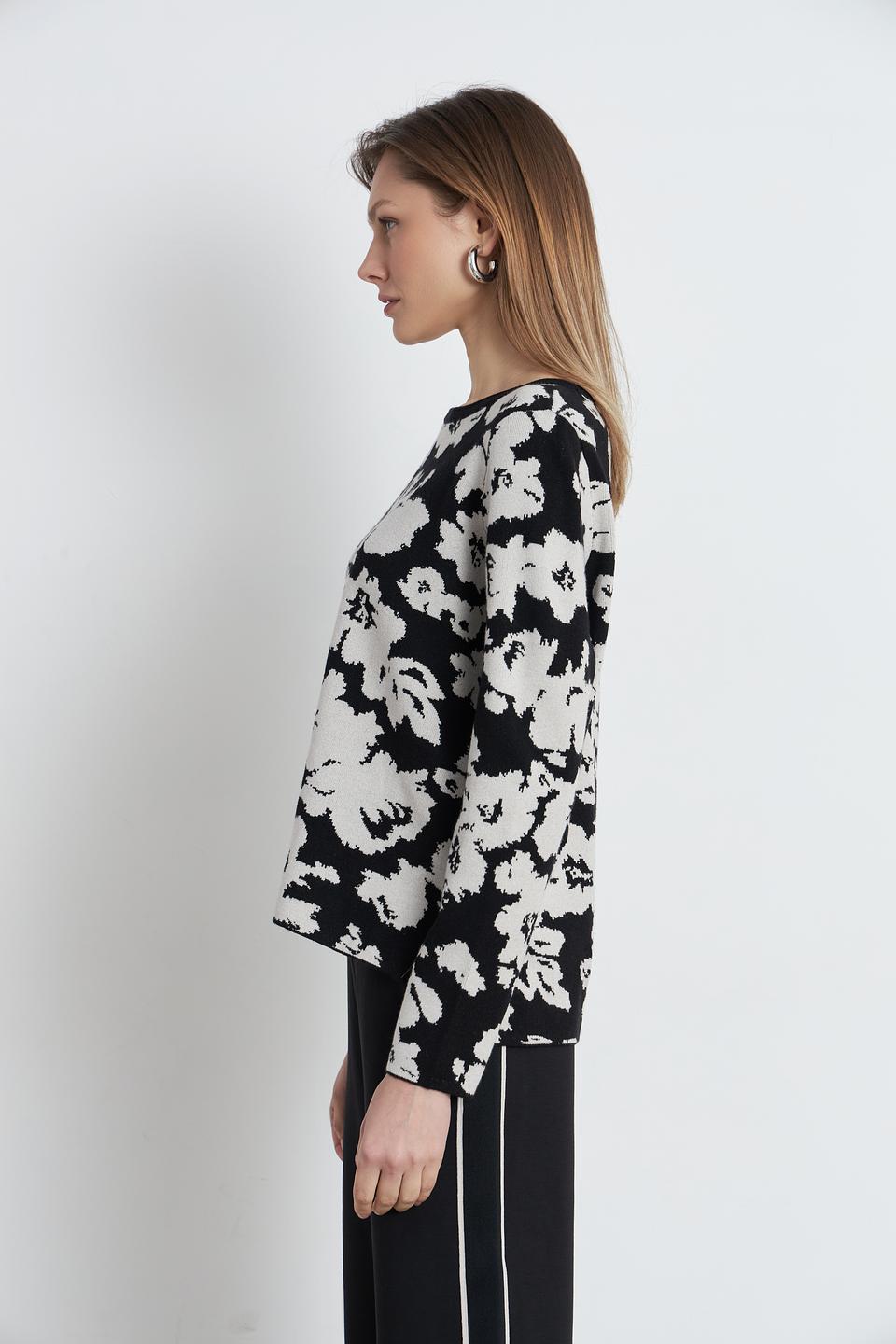 Пуловер Betty Barclay с цветочным принтом