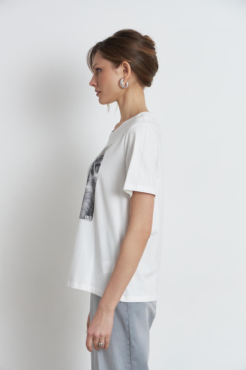 Футболка Oui с принтом "Smile"