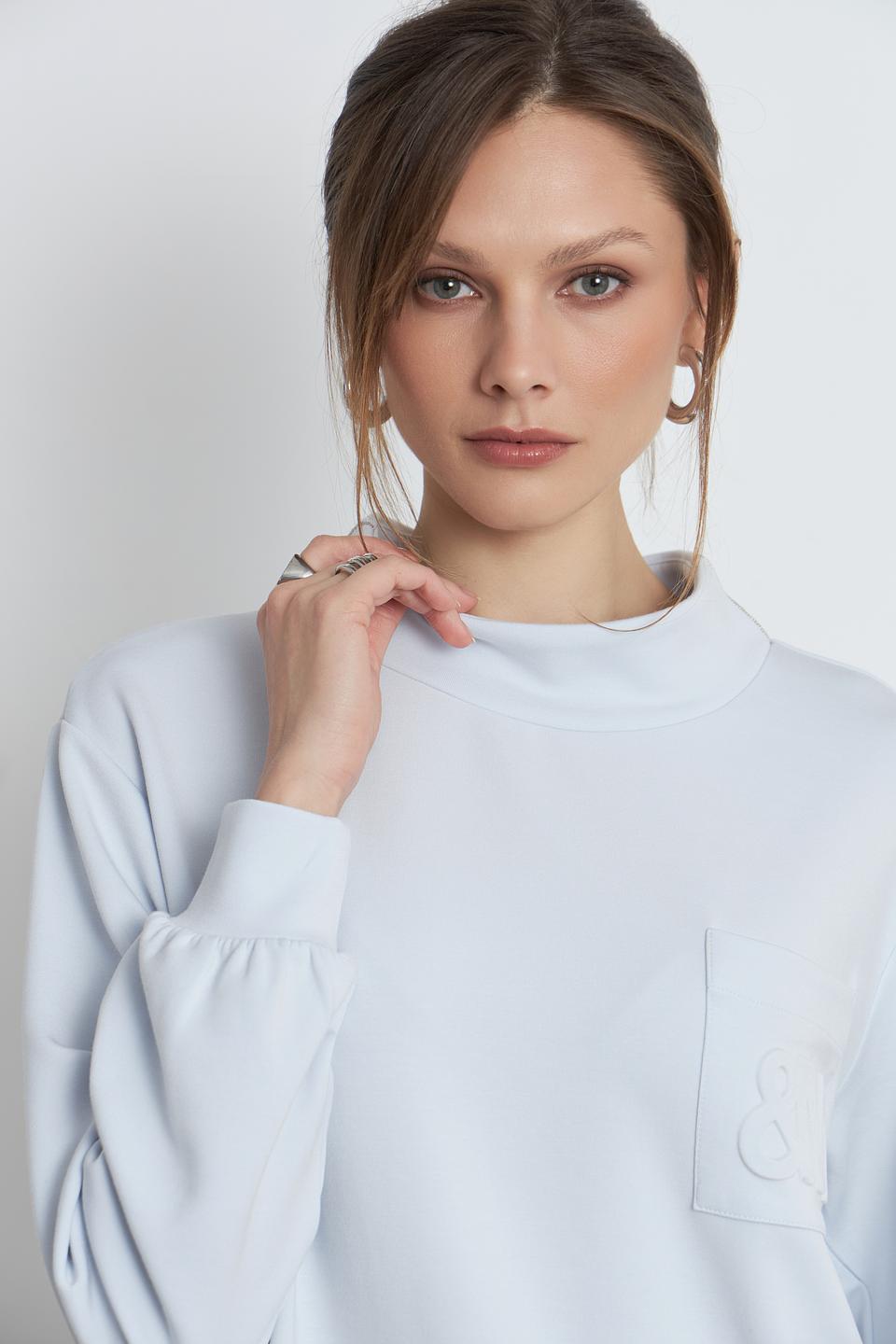 Пуловер Monari светло-голубой