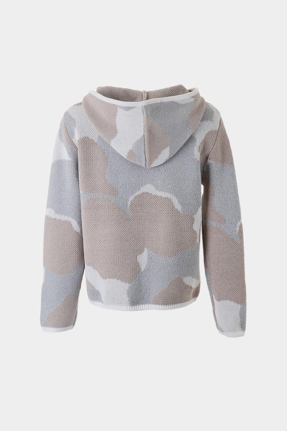 Пуловер Monari с капюшоном бежевый