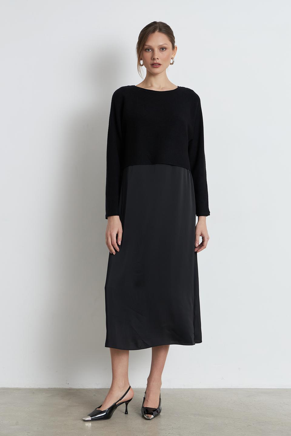 Платье Betty Barclay чёрное комбинированное