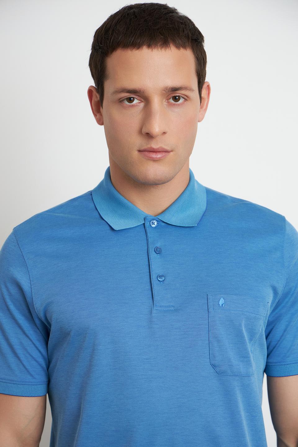 Поло Ragman голубое