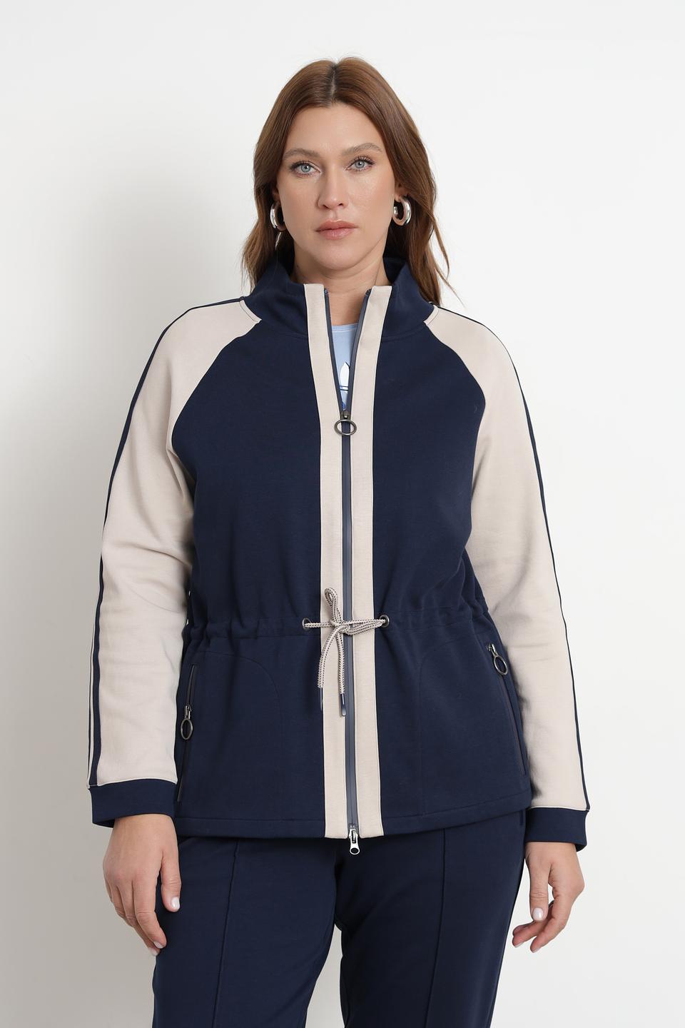 Жакет Olsen комбинированный синий