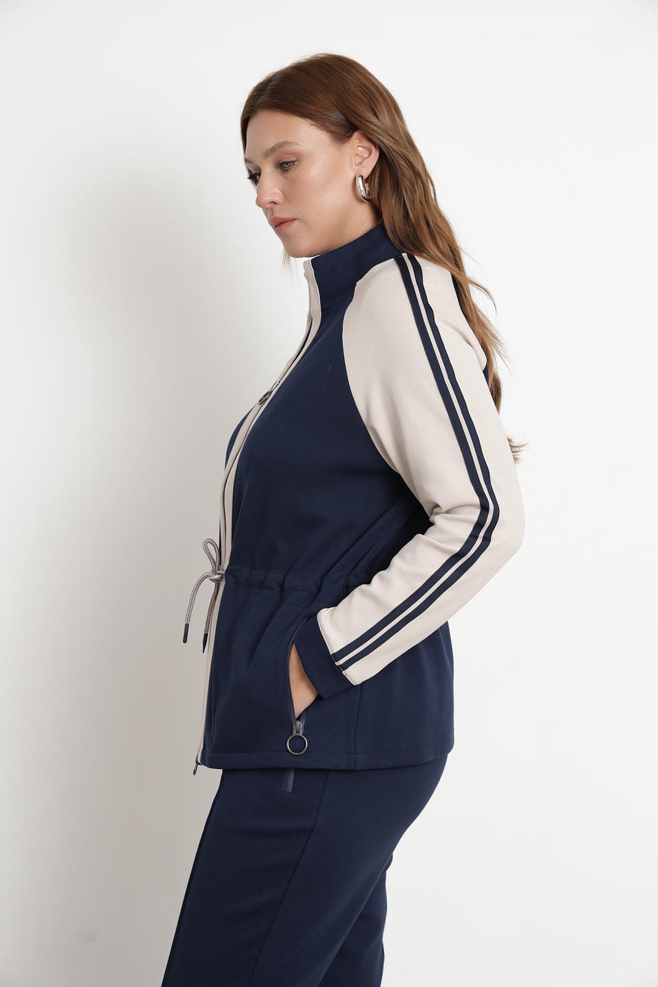 Жакет Olsen комбинированный синий