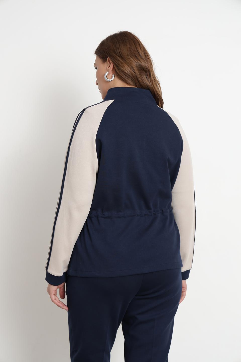 Жакет Olsen комбинированный синий