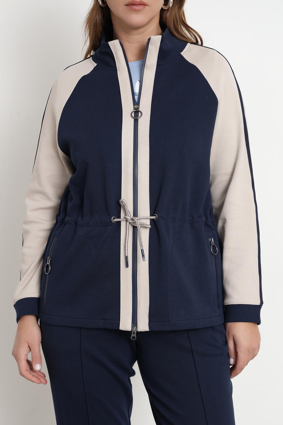 Жакет Olsen комбинированный синий