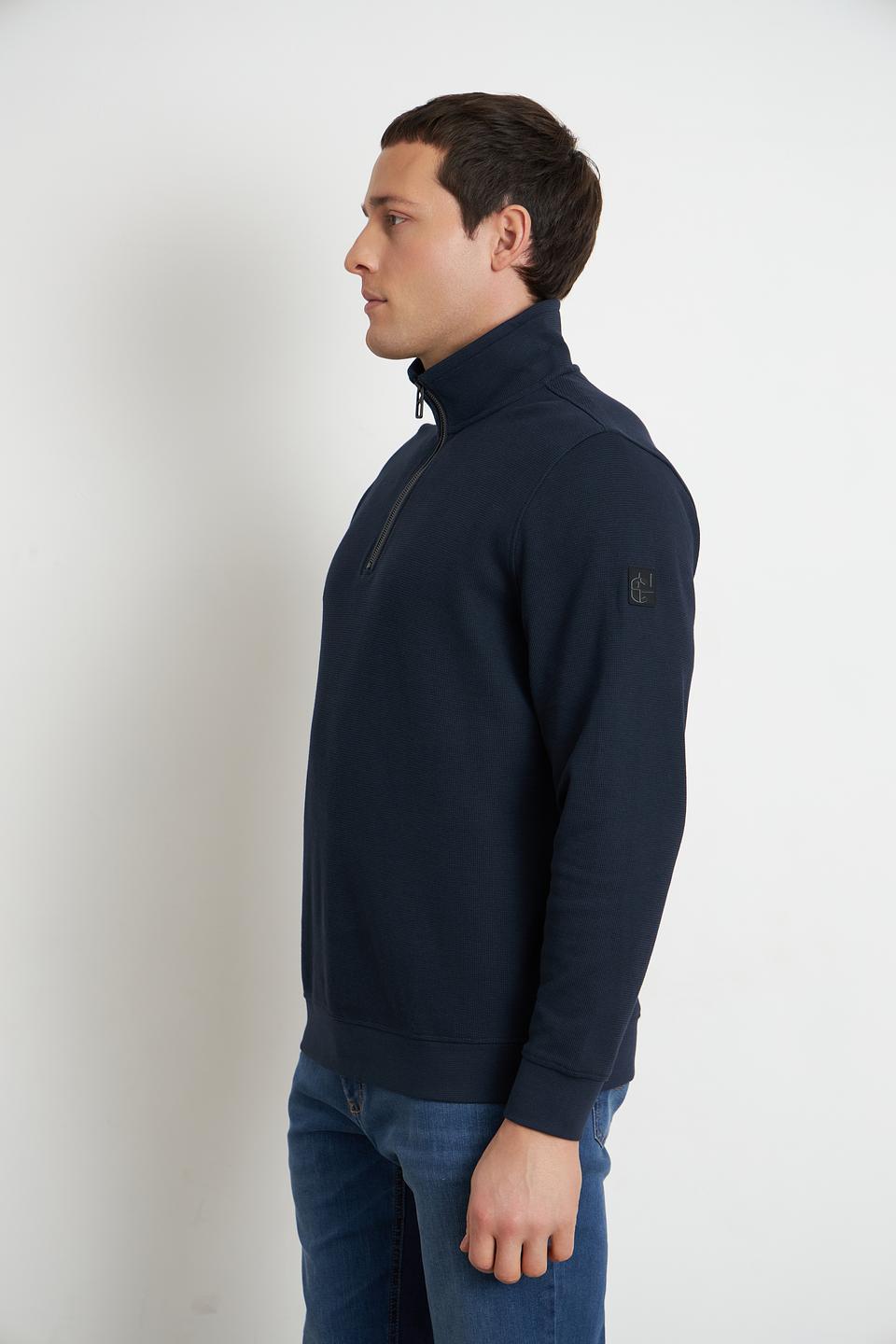 Джемпер Casa Moda с молнией темно-синий