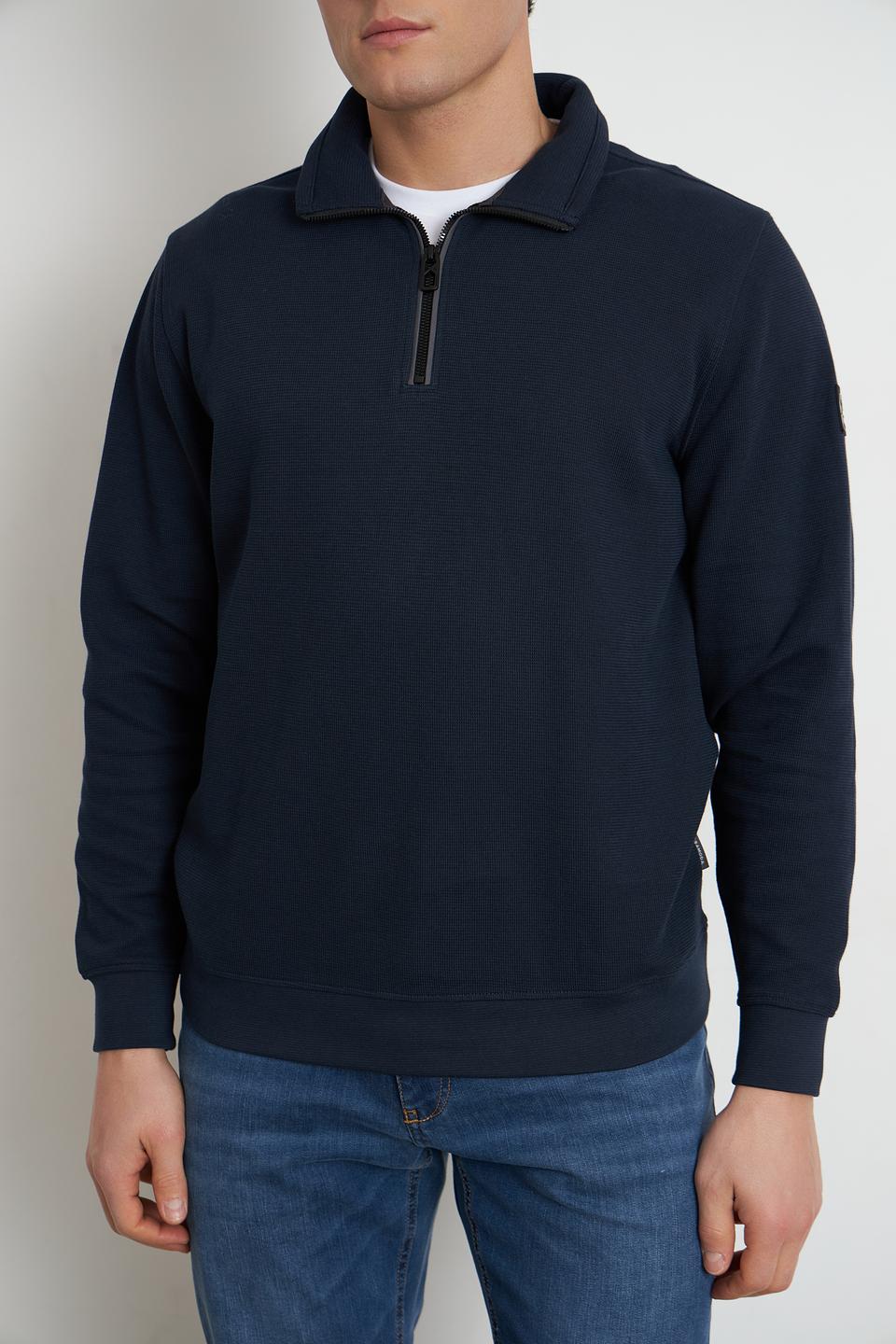 Джемпер Casa Moda с молнией темно-синий