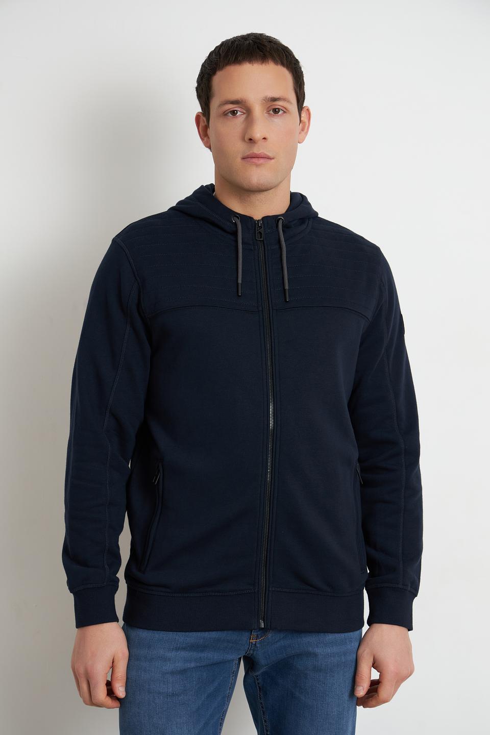 Кардиган Casa Moda на молнии тёмно-синий