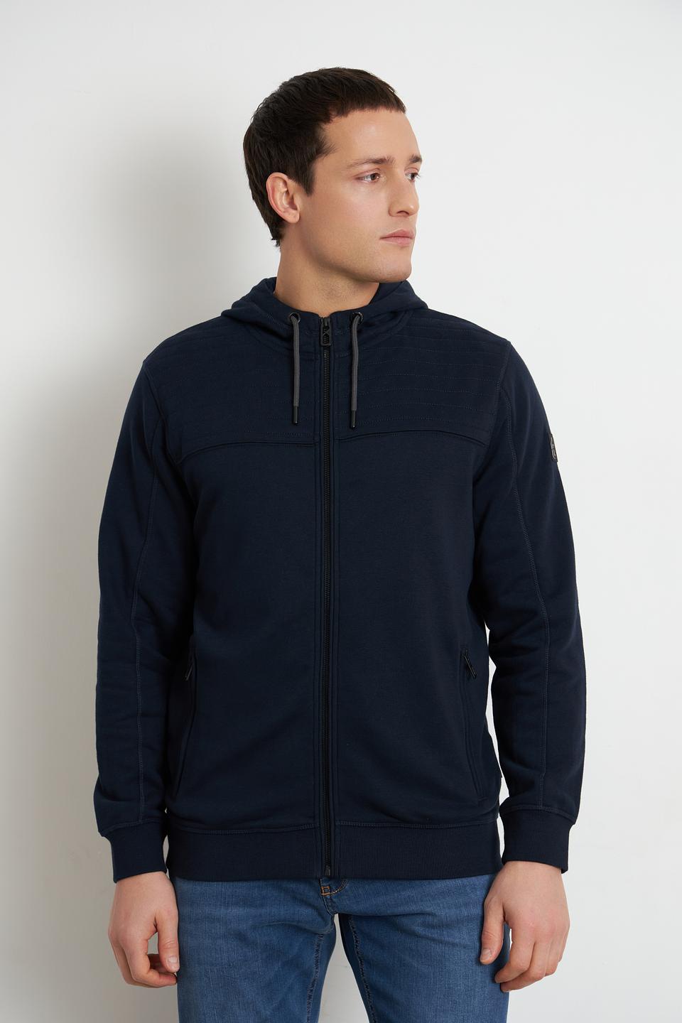 Кардиган Casa Moda на молнии тёмно-синий