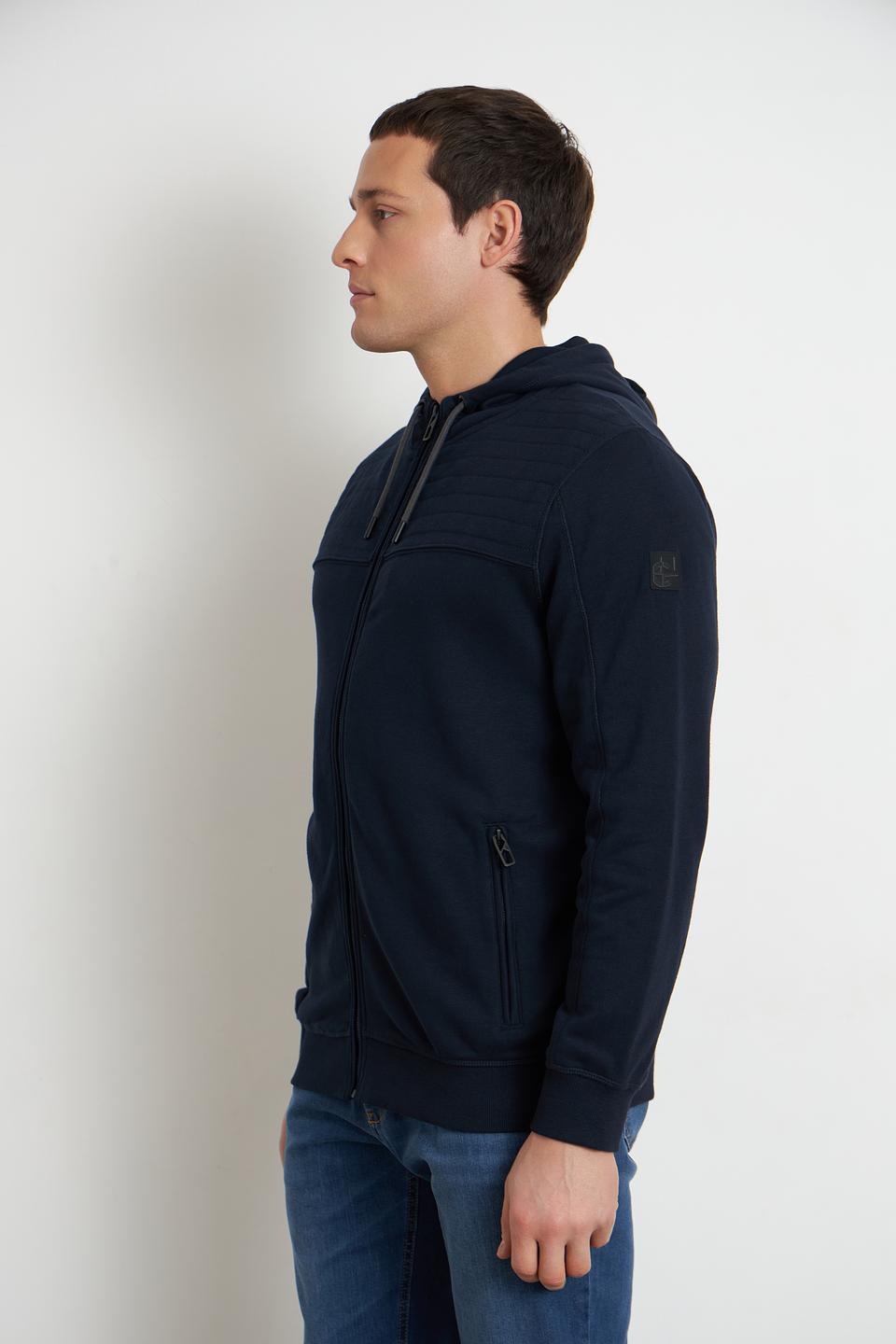 Кардиган Casa Moda на молнии тёмно-синий