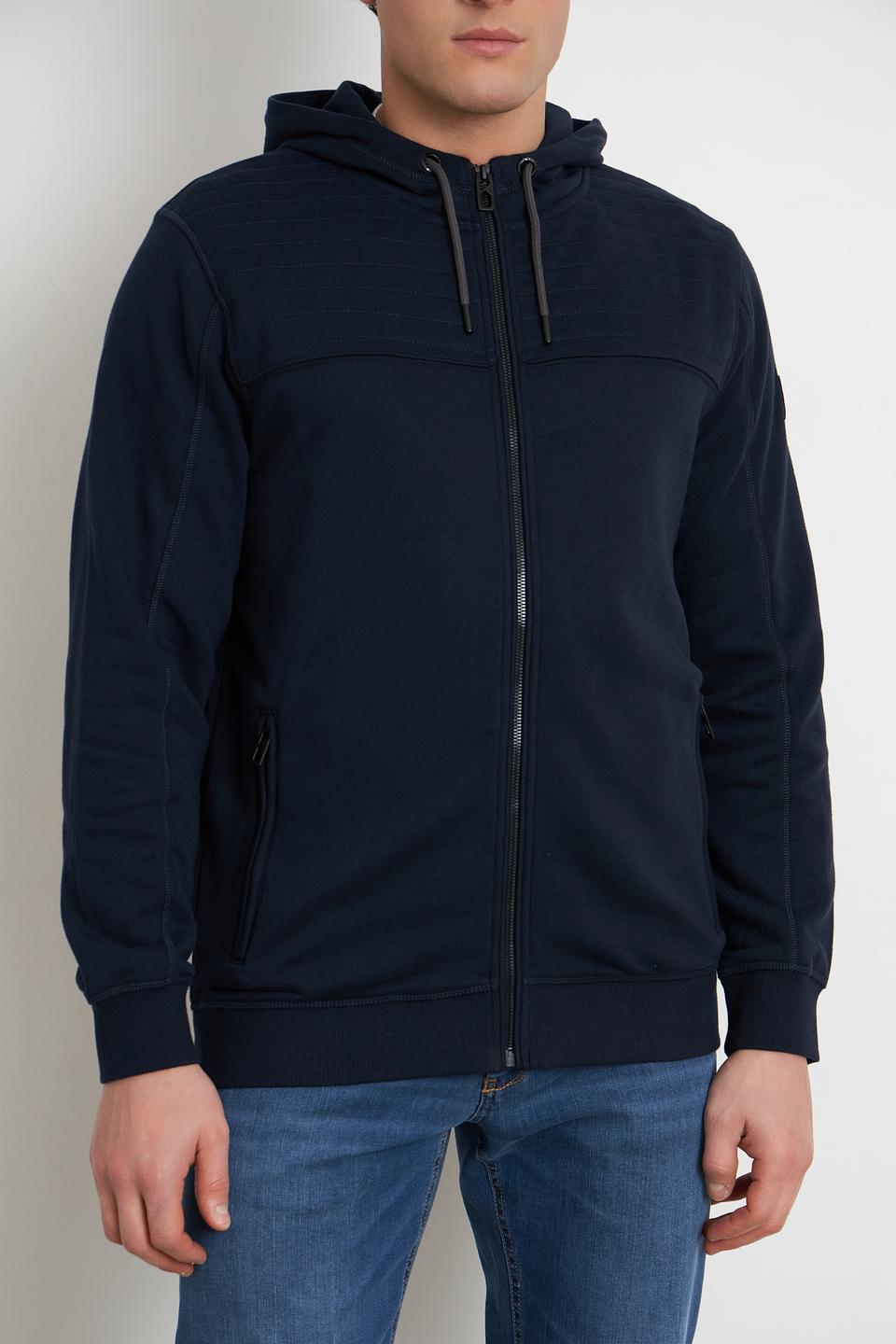 Кардиган Casa Moda на молнии тёмно-синий