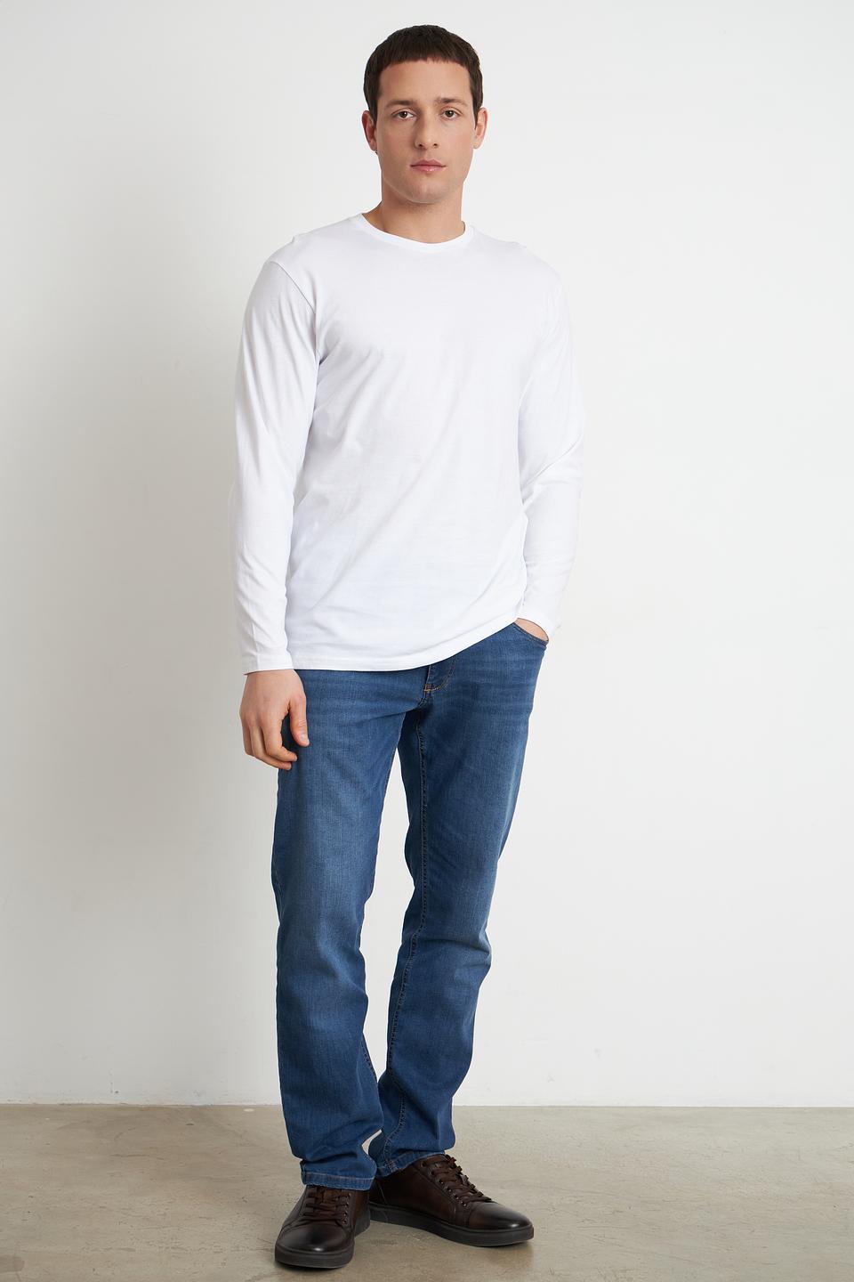Футболка Ragman с длинным рукавом, белый