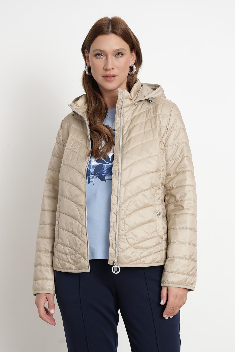Куртка стеганая Betty Barclay бежевая