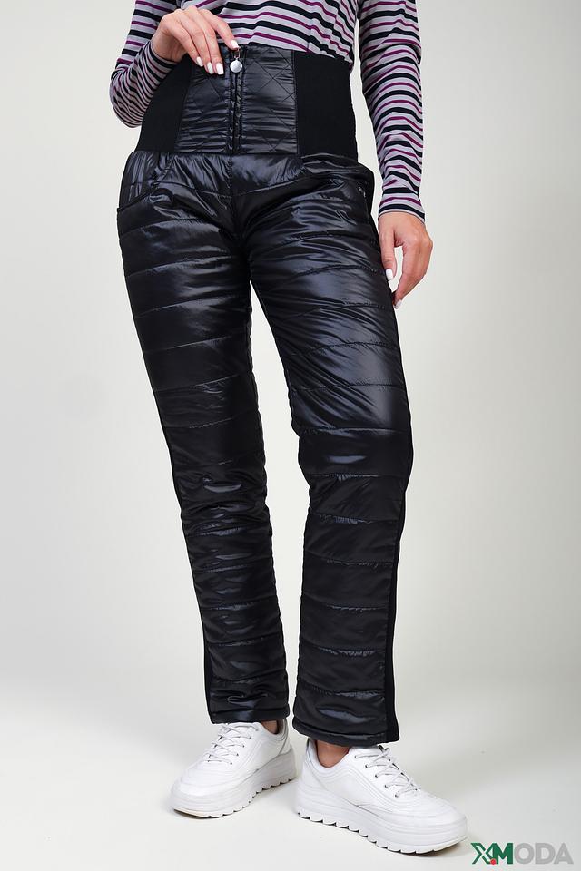 Брюки Pezzo стеганые черные