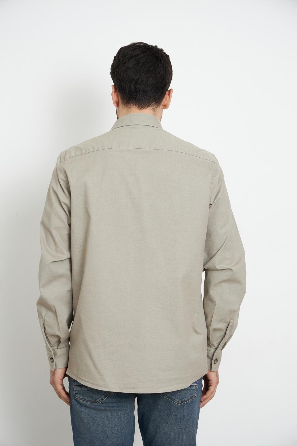 Рубашка Casa Moda хаки с длинным рукавом