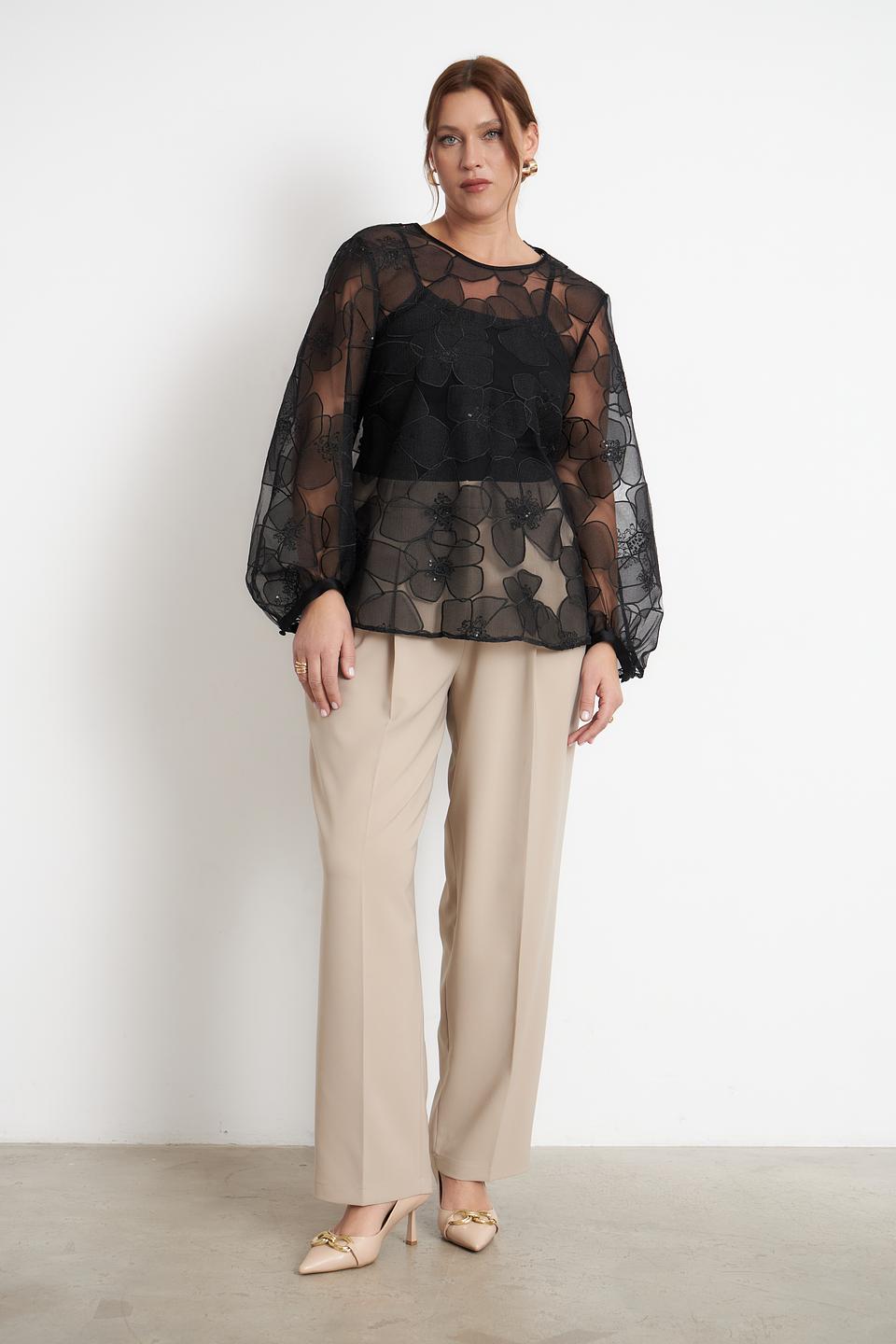 Блуза Luisa Cerano с цветами