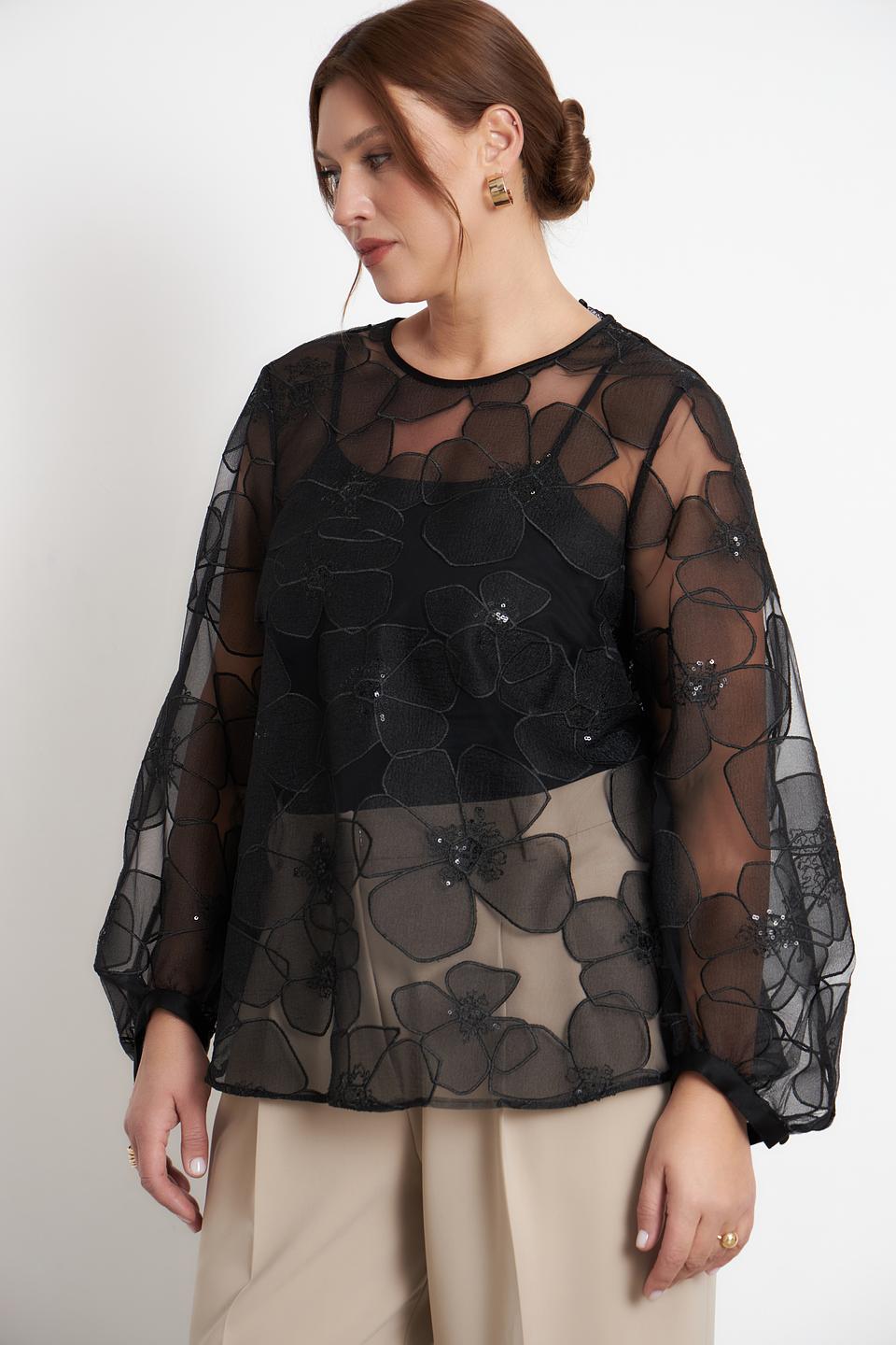 Блуза Luisa Cerano с цветами