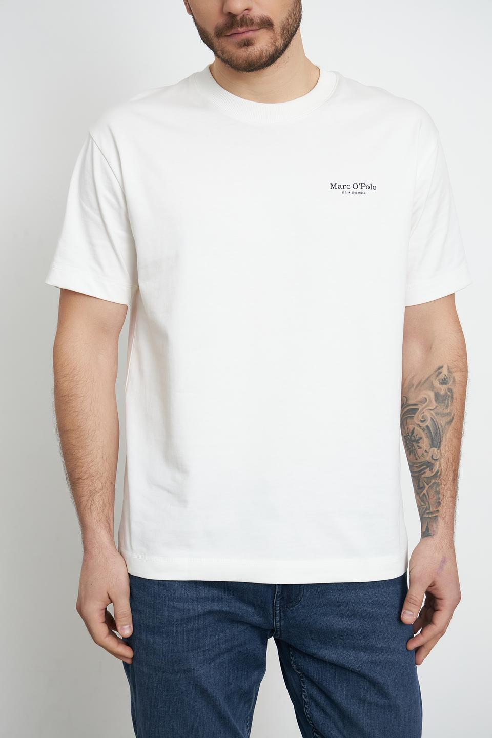 Футболка Marc O Polo белая с логотипом