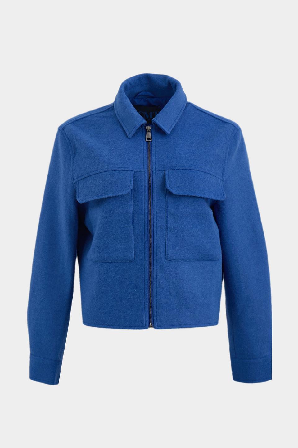 Жакет Lecomte синий приталенный