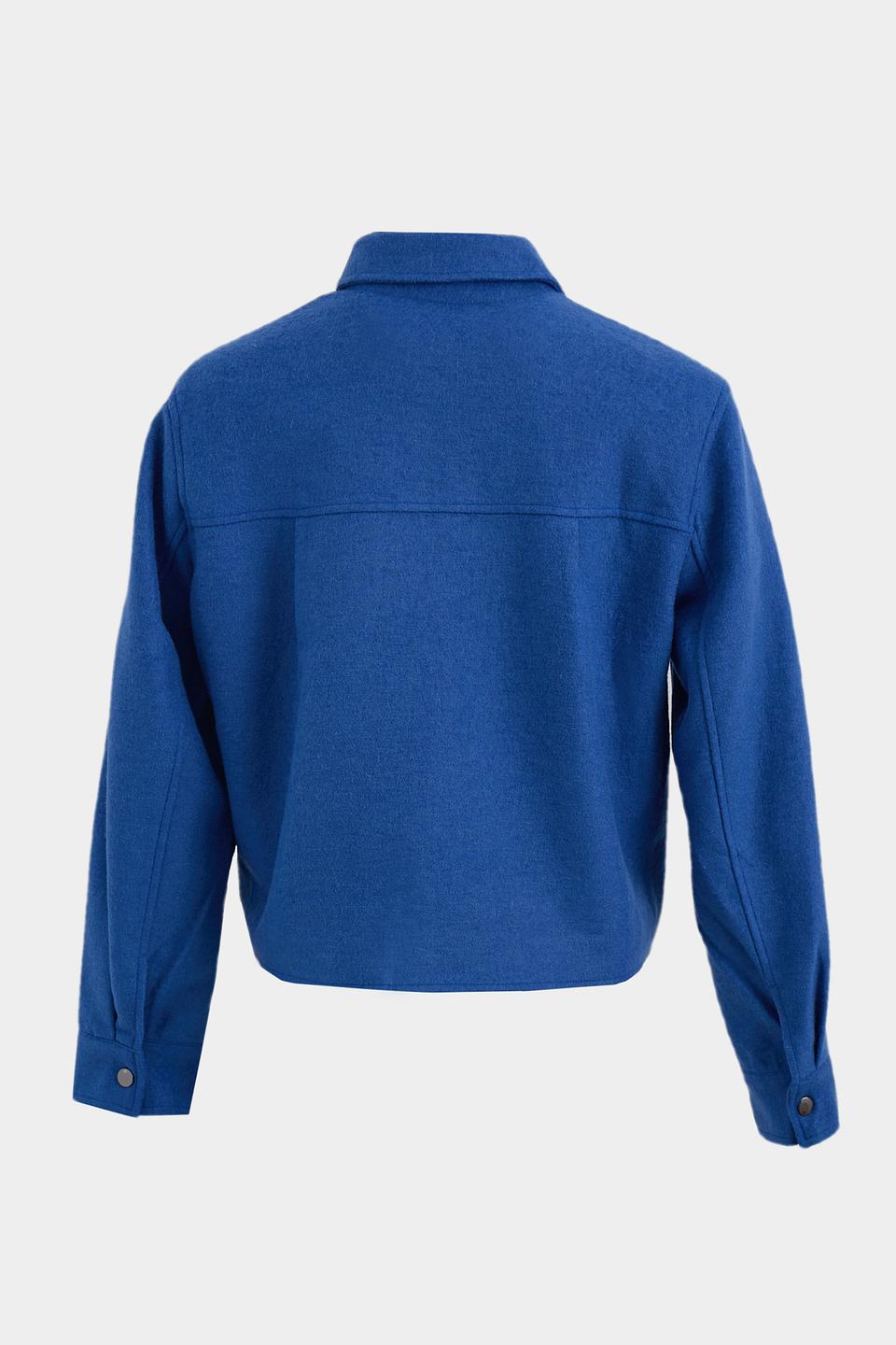 Жакет Lecomte синий приталенный