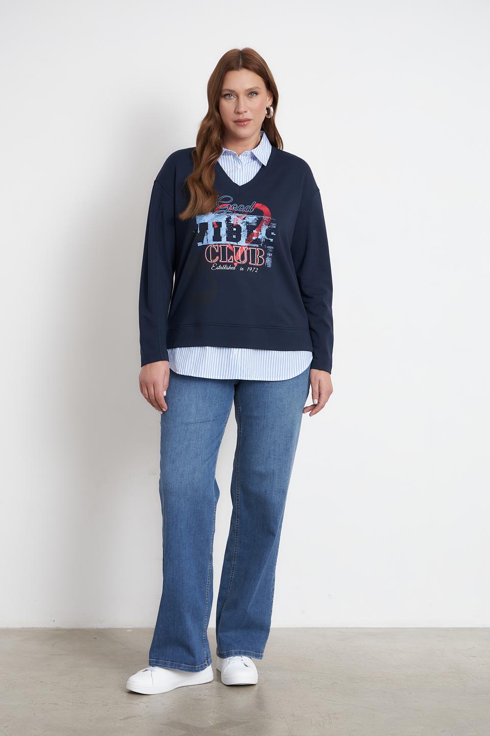 Пуловер Rabe collection с принтом