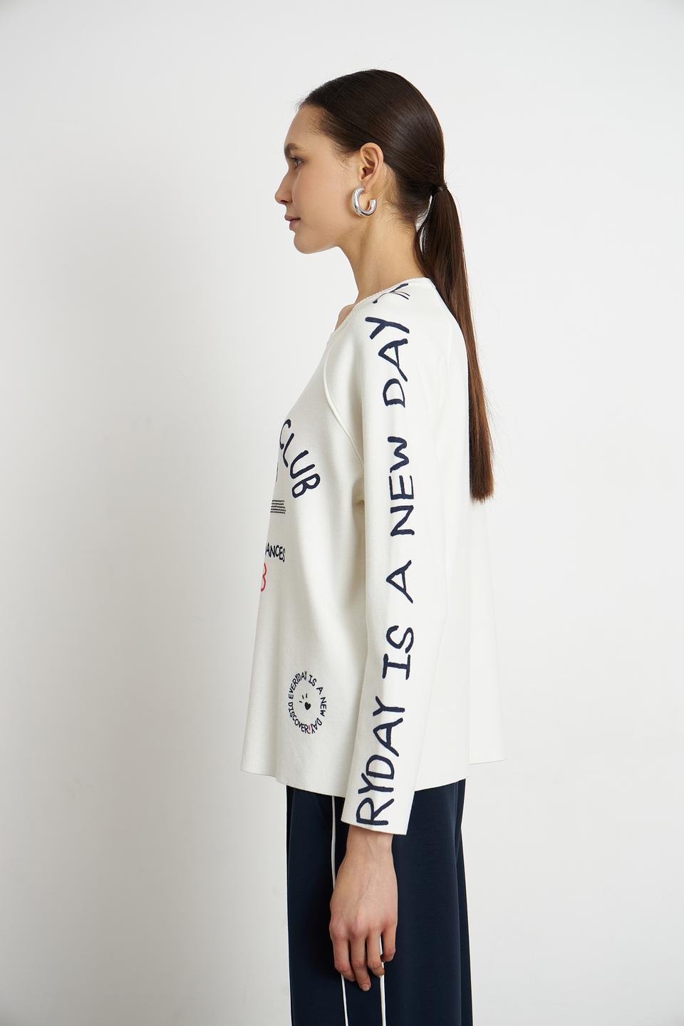 Пуловер Rabe collection с принтом