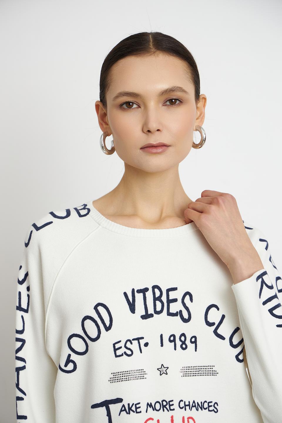 Пуловер Rabe collection с принтом