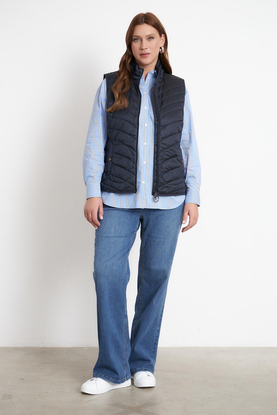 Жилет стеганый Betty Barclay темно-синий