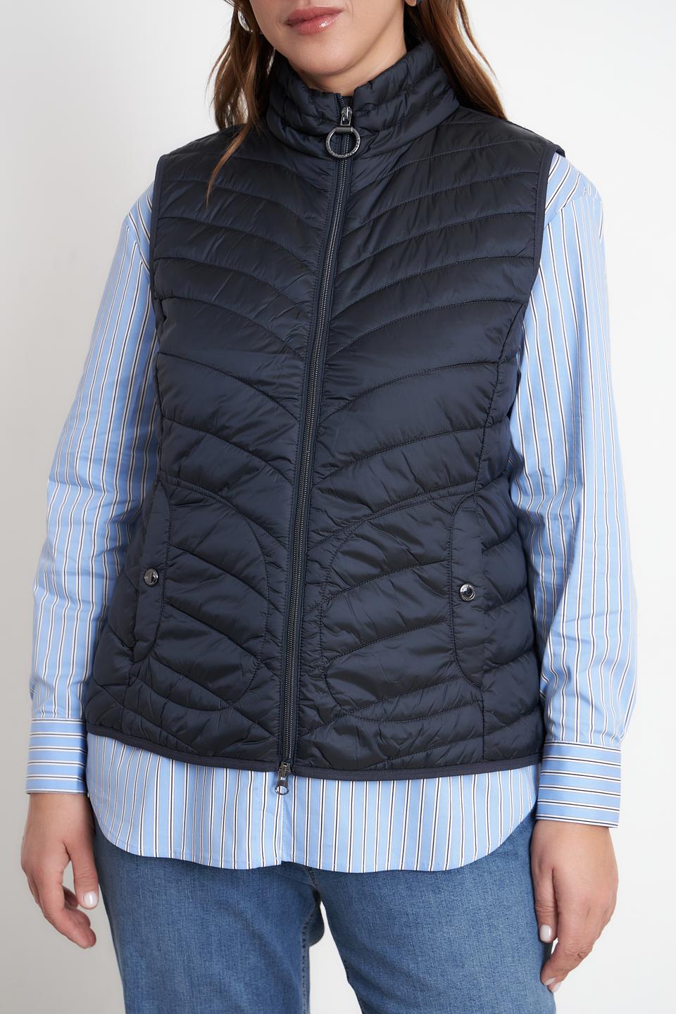 Жилет стеганый Betty Barclay темно-синий