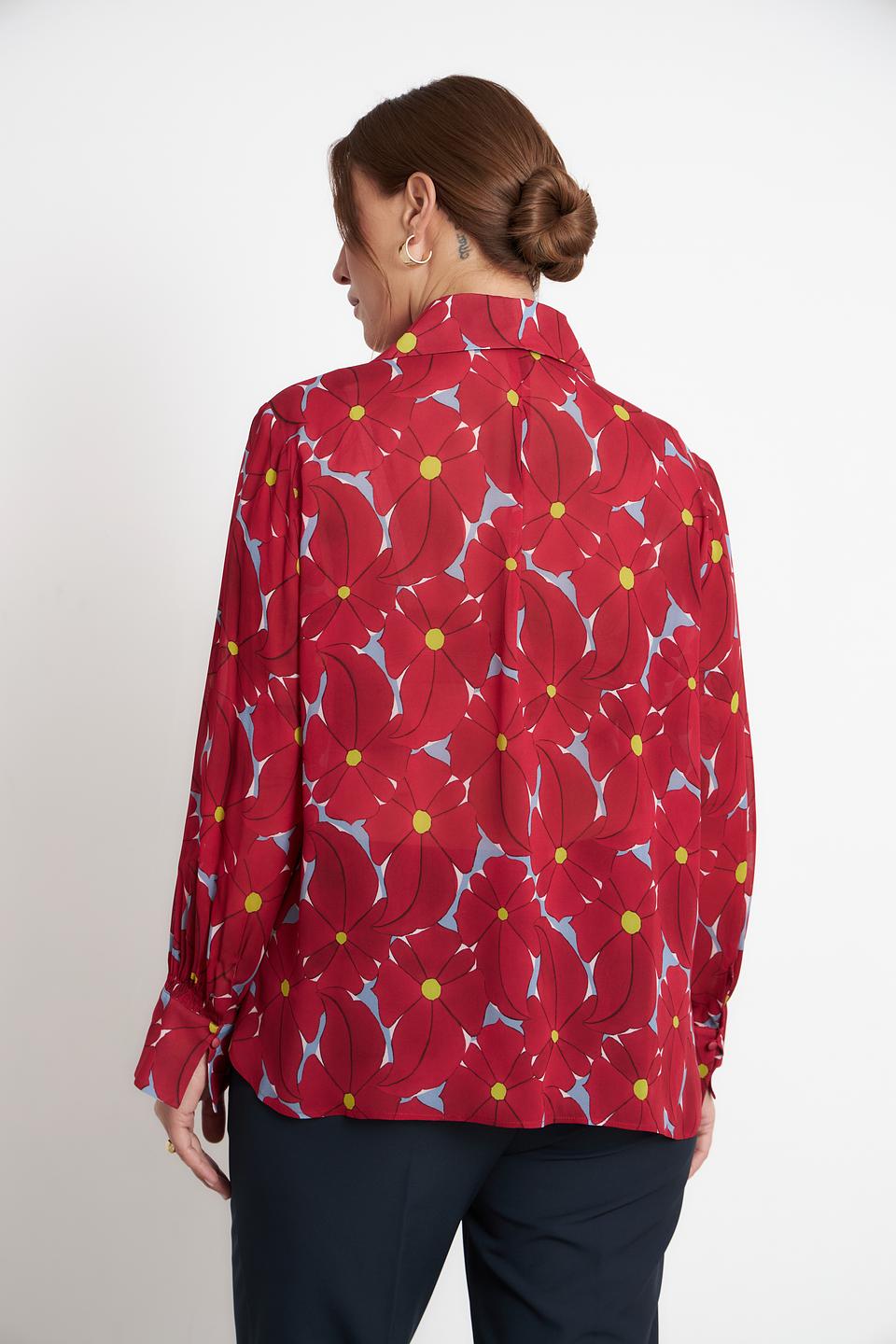 Блузка Luisa Cerano с цветочным принтом