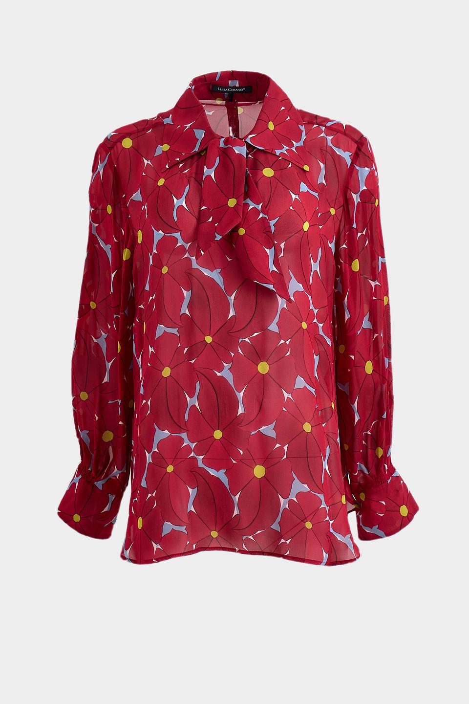 Блузка Luisa Cerano с цветочным принтом