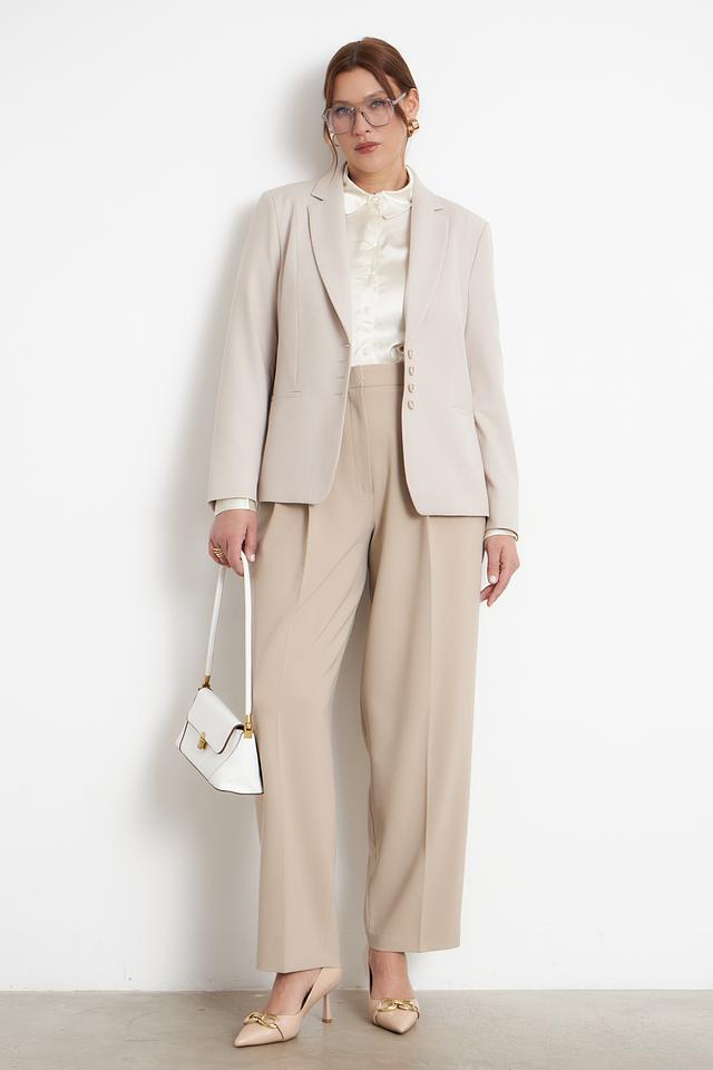 Брюки Cambio палаццо бежевые