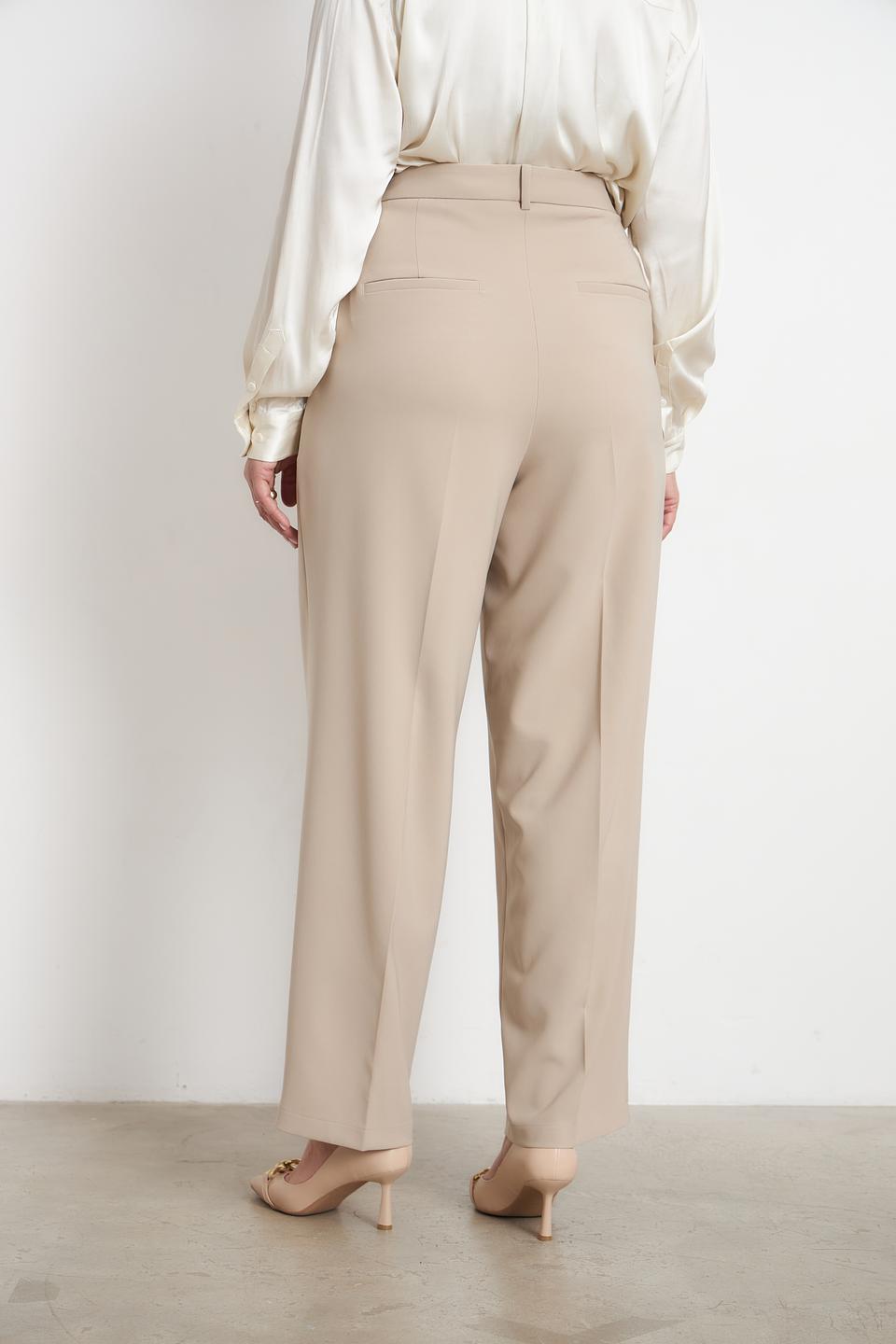 Брюки Cambio палаццо бежевые