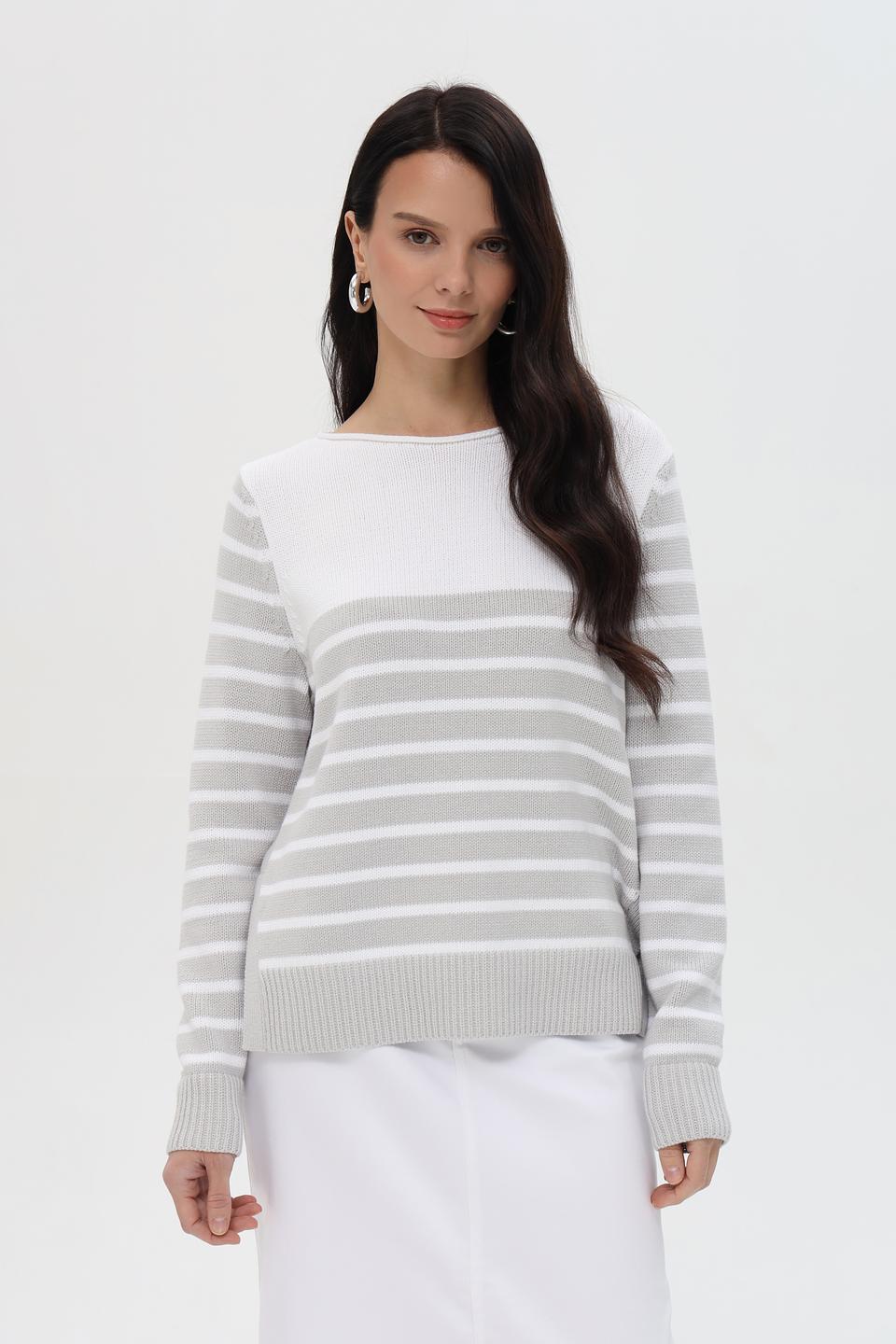 Пуловер Pezzo в полоску