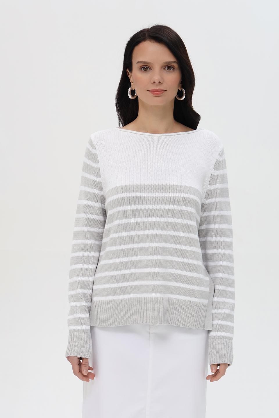 Пуловер Pezzo в полоску