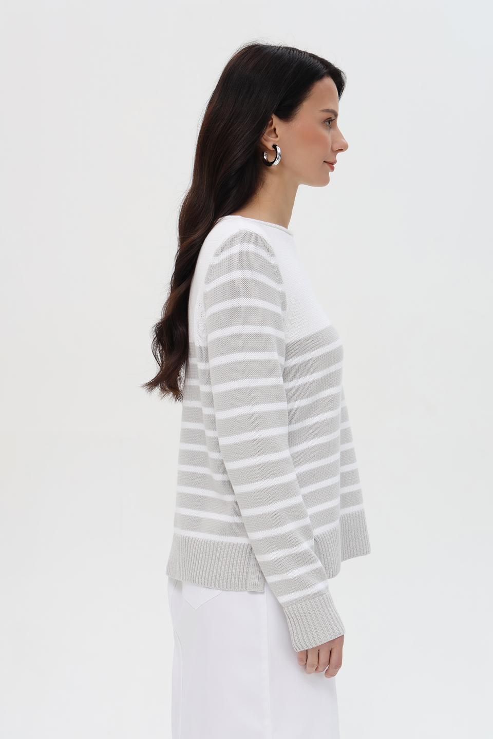 Пуловер Pezzo в полоску