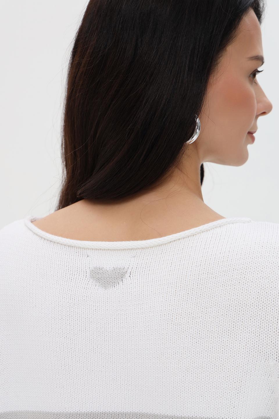 Пуловер Pezzo в полоску